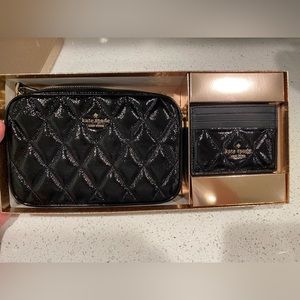NWT Kate Spade Boxed Quilted Crossbody Set